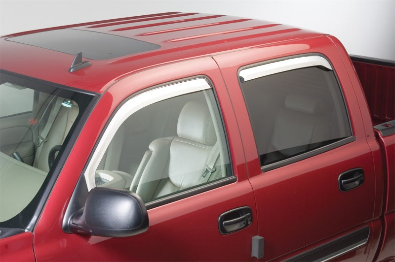 Putco 10-20 RAM 2500/3500 - Quad Cab (Set of 4) Element Chrome Window Visors - Deflectors