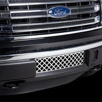 Putco 11-14 Ford F-150 - EcoBoost Grille - Stainless Steel - Diamond Design Bumper Inserts - Bumpers Grilles & Guards