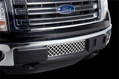 Putco 11-14 Ford F-150 - EcoBoost Grille - Stainless Steel - Diamond Design Bumper Inserts - Bumpers Grilles & Guards
