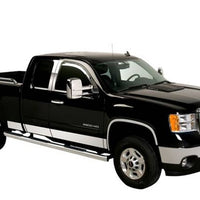 Putco 14-18 Chevy Silv LD - Crew Cab - 6.5in Bed - 10pcs Stainless Steel Rocker Panels - Body Armor & Protection