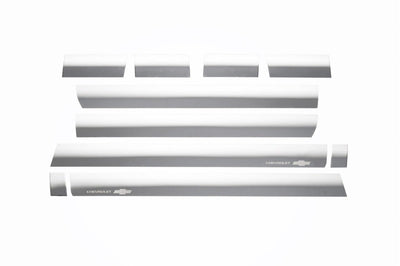Putco 14-18 Chevy Silv LD - Crew Cab - 6.5in Bed - 10pcs Stainless Steel Rocker Panels - Body Armor & Protection