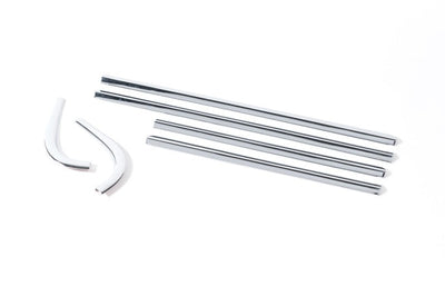Putco 14-18 Chevy Silverado LD - GMC Sierra - Crew Cab Window Trim Accents - Deflectors