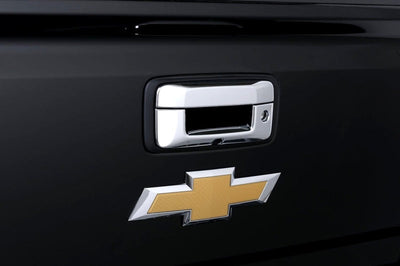 Putco 14-18 Chevy Silverado LD - w/ Keyhole & Camera Opening Tailgate Rear Handle Covers - Exterior Styling