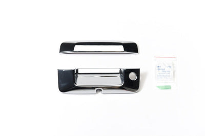 Putco 14-18 Chevy Silverado LD - w/ Keyhole & Camera Opening Tailgate Rear Handle Covers - Exterior Styling