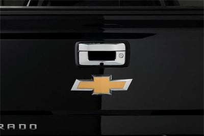 Putco 14-18 Chevy Silverado LD - w/ Keyhole & Camera Opening Tailgate Rear Handle Covers - Exterior Styling