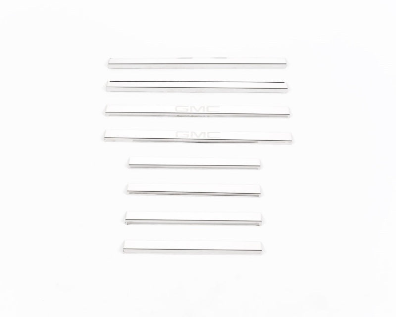 Putco 14-18 GMC Sierra LD - Crew Cab w/ Etching (8pcs) SS Door Sills - Interior Accessories