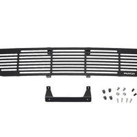 Putco 15-17 Ford F-150 - Stainless Steel Black Bar Design Bumper Grille Inserts - Bumpers Grilles & Guards