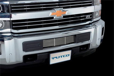 Putco 15-19 Chevy Silv HD - Stainless Steel - Bar Design Bumper Grille Inserts - Bumpers Grilles & Guards