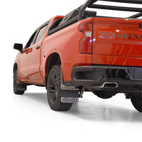 Putco 15-19 Chevy Silv/Sierra HD Dually (Front) - Set of 2 Mud Skins - Brushed SS w/ Hex Shield - Body Armor &