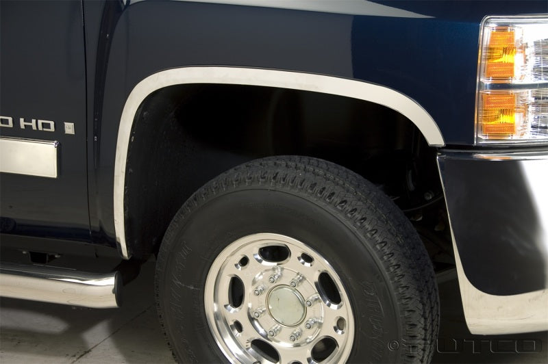 Putco 15-19 Chevy Silverado HD (Does not Fit Dually) Stainless Steel Fender Trim - Exterior Styling