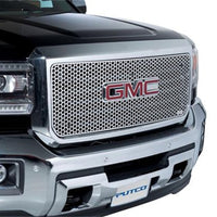 Putco 15-19 GMC Sierra HD (Does not Fit inAll terrain Modelin) Punch Stainless Steel Grilles - Bumpers & Guards