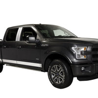 Putco 15-20 Ford F-150 Super Crew Cab 5.5ft Short Box (4.25in Tall - 12pcs) SS Rocker Panels - Body Armor & Protection