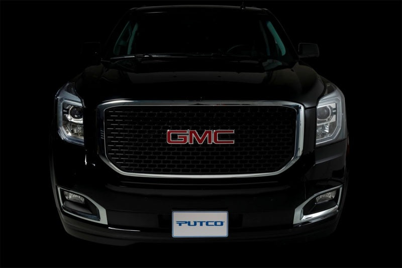 Putco 15-20 GMC Yukon XL - Liquid 3D Slot / Black Denali Style Lighted Boss Grille - Bumpers Grilles & Guards