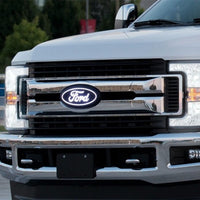 Putco 17-19 Ford SuperDuty Front Luminix LED Emblem - w/ Camera CutOut - Lights