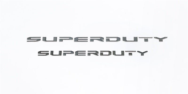 Putco 17-19 Ford SUPERDUTY Letters (Stamped/Black Platinum) Tailgate/Rear - Exterior Styling