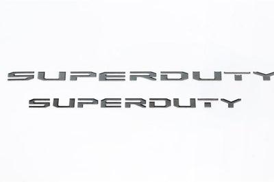 Putco 17-19 Ford SUPERDUTY Letters (Stamped/Black Platinum) Tailgate/Rear - Exterior Styling