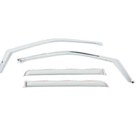 Putco 17-20 Ford SuperDuty - Crew Cab (Set of 4) Element Chrome Window Visors - Deflectors