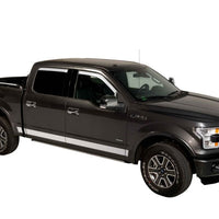 Putco 17-20 Ford SuperDuty - Crew Cab (Set of 4) Element Chrome Window Visors - Deflectors