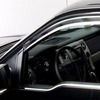 Putco 17-20 Ford SuperDuty - Crew Cab w/ Towing Mirrors (ABS Window Trim) Trim Accents - Deflectors