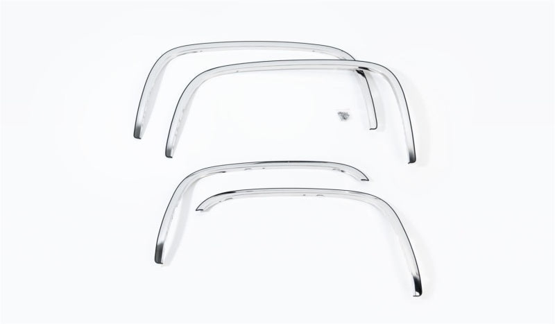 Putco 17-20 Ford SuperDuty w/o Factory Flares - 2in Wide Stainless Steel Fender Trim - Exterior Styling