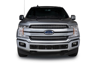 Putco 18-20 Ford F-150 - Hex Shield - Black Powder Coated Bumper Grille Inserts - Bumpers Grilles & Guards