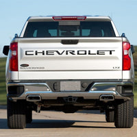 Putco 19-20 Chevy Silverado 1500 - Black Platinum Tailgate Letters CHEVROLET Chevrolet - Exterior Styling