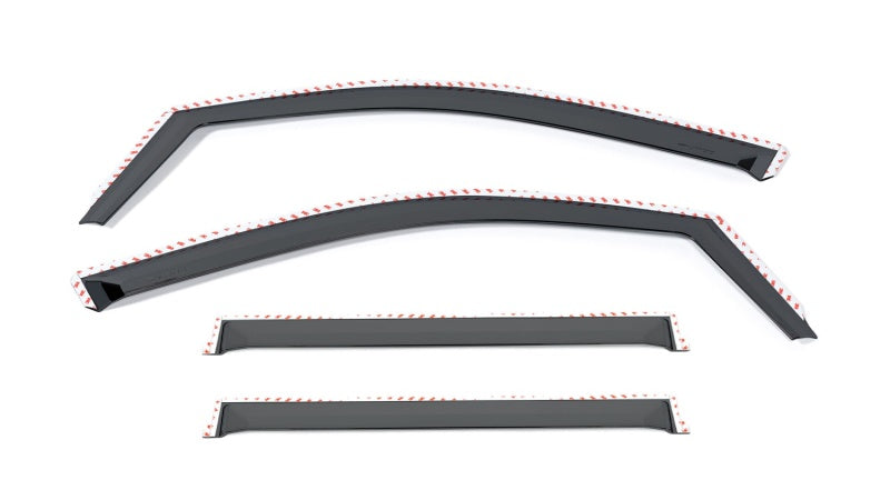 Putco 19-20 Chevy Silverado / GMC Sierra 1500 - Crew Cab (Set of 4) Element Tinted Window Visors - Deflectors