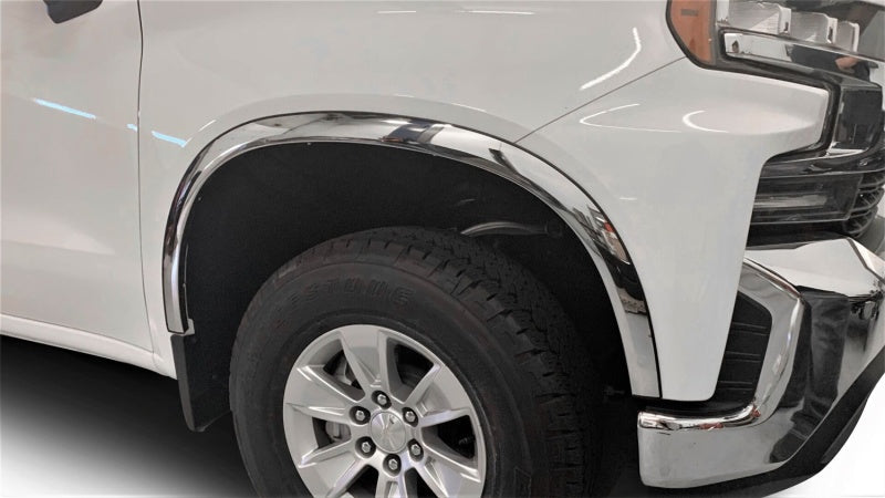 Putco 19-20 GMC Sierra 1500 w/ Factory Fender Flares Stainless Steel Trim - Exterior Styling