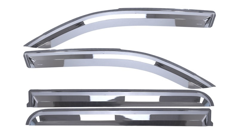 Putco 19-20 Ram 1500 - Crew Cab (Set of 4) Element Chrome Window Visors - Deflectors