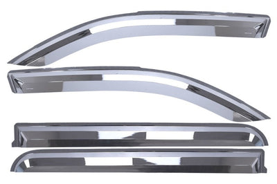 Putco 19-20 Ram 1500 - Crew Cab (Set of 4) Element Chrome Window Visors - Deflectors
