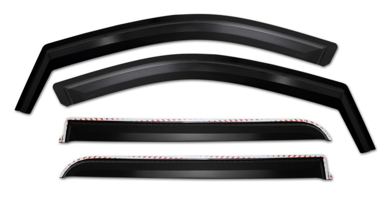 Putco 19-21 Chevy Silverado 1500 - Crew Cab Element Matte Black Window Visors (Set of 4) - Deflectors