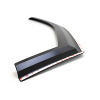Putco 19-21 Chevy Silverado 1500 - Crew Cab Element Matte Black Window Visors (Set of 4) - Deflectors