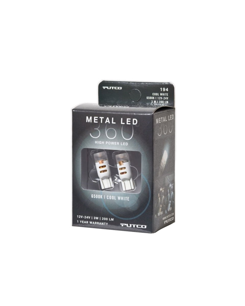Putco 194 - Cool White Metal 360 LED - Lights