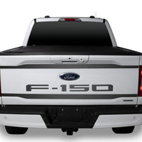 Putco 2021 Ford F-150 Lettering (Cut Letters/Black Platinum) Tailgate Emblems - Exterior Styling