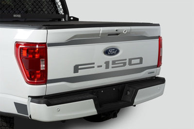 Putco 2021 Ford F-150 Lettering (Cut Letters/Black Platinum) Tailgate Emblems - Exterior Styling