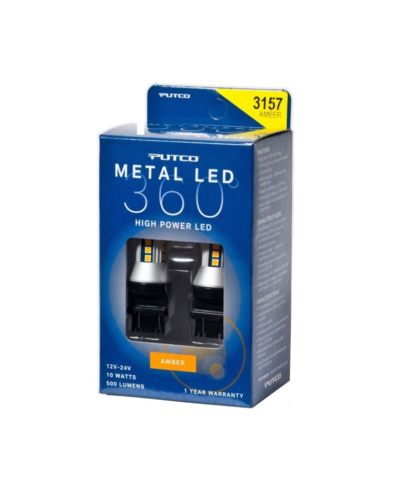 Putco 3157 - Amber Metal 360 LED - Lights
