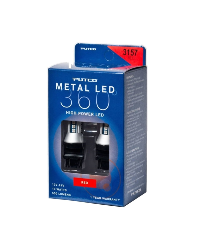 Putco 3157 - Red Metal 360 LED - Lights