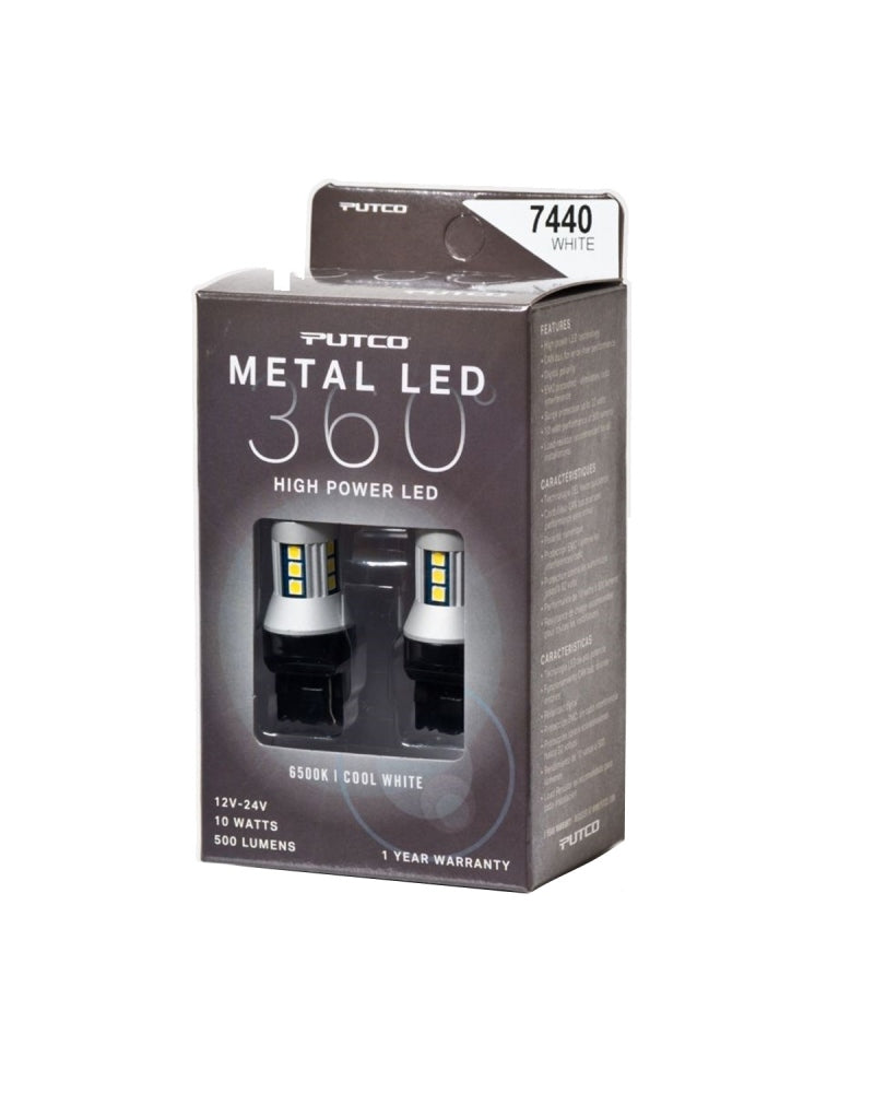 Putco 7440 - White Metal 360 LED - Lights