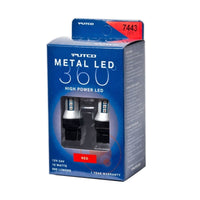 Putco 7443 - Red Metal 360 LED - Lights