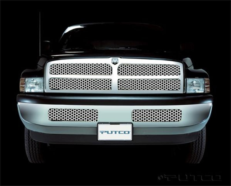 Putco 94-02 Ram 2500/3500 (Except Sport) Punch Stainless Steel Grilles - Bumpers & Guards