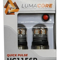 Putco LumaCore 1156 Red - Pair (x3 Strobe w/ Bright Stop) - Lights