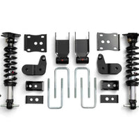 QA1 15-20 Ford F-150 4WD Lowering Kit w/ Spindles Double Adjustable 3.5in-5.5in - Drivetrain
