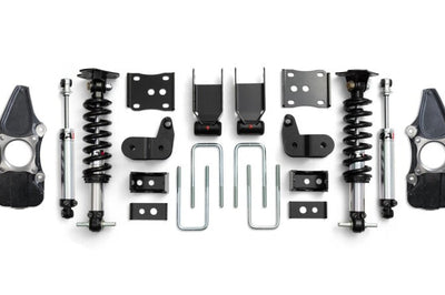 QA1 15-20 Ford F-150 4WD Lowering Kit w/ Spindles Double Adjustable 3.5in-5.5in - Drivetrain