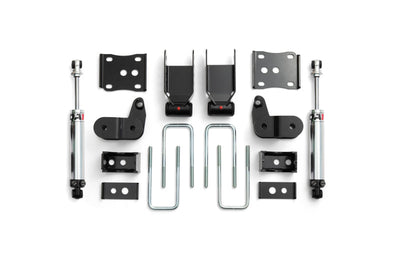 QA1 15-20 Ford F-150 4WD Lowering Kit w/ Spindles Double Adjustable 3.5in-5.5in - Drivetrain