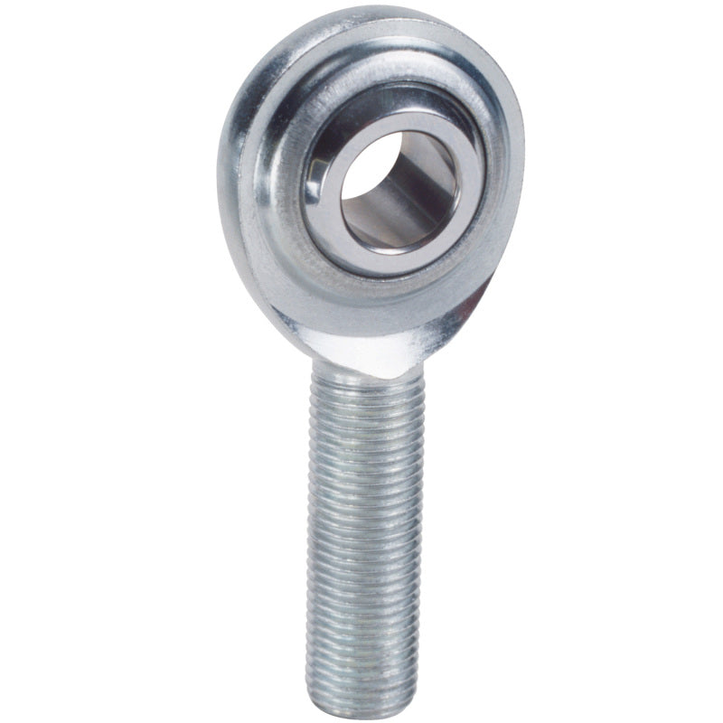 QA1 C Series 2-Pc Rod End - Male/Left Hand -.25in Bore x 1/4-28 - Carbon Steel - Suspension