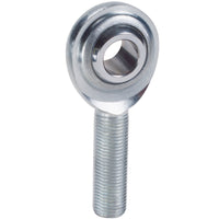 QA1 C Series 2-Pc Rod End - Male/Left Hand -.375in Bore x 3/8-24 - Carbon Steel - Suspension