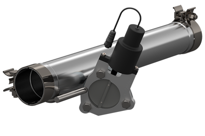 QTP 09-18 Ram 1500 3in 304SS Aggressor Cutout Mid Pipe - Exhaust Mufflers & Tips