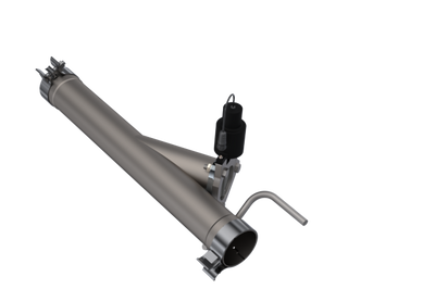 QTP 09-18 Ram 1500 3in 304SS Aggressor Cutout Mid Pipe - Exhaust Mufflers & Tips