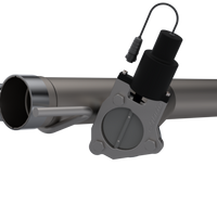 QTP 09-18 Ram 1500 3in 304SS Aggressor Cutout Mid Pipe - Exhaust Mufflers & Tips