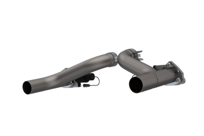 QTP 10-15 Chevrolet Camaro SS 6.2L 2.5in 304SS Aggressor Cutout Dual Mid Pipes - Exhaust Mufflers & Tips